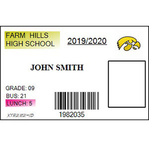 HIGH SCHOOL ID TEMPLATE